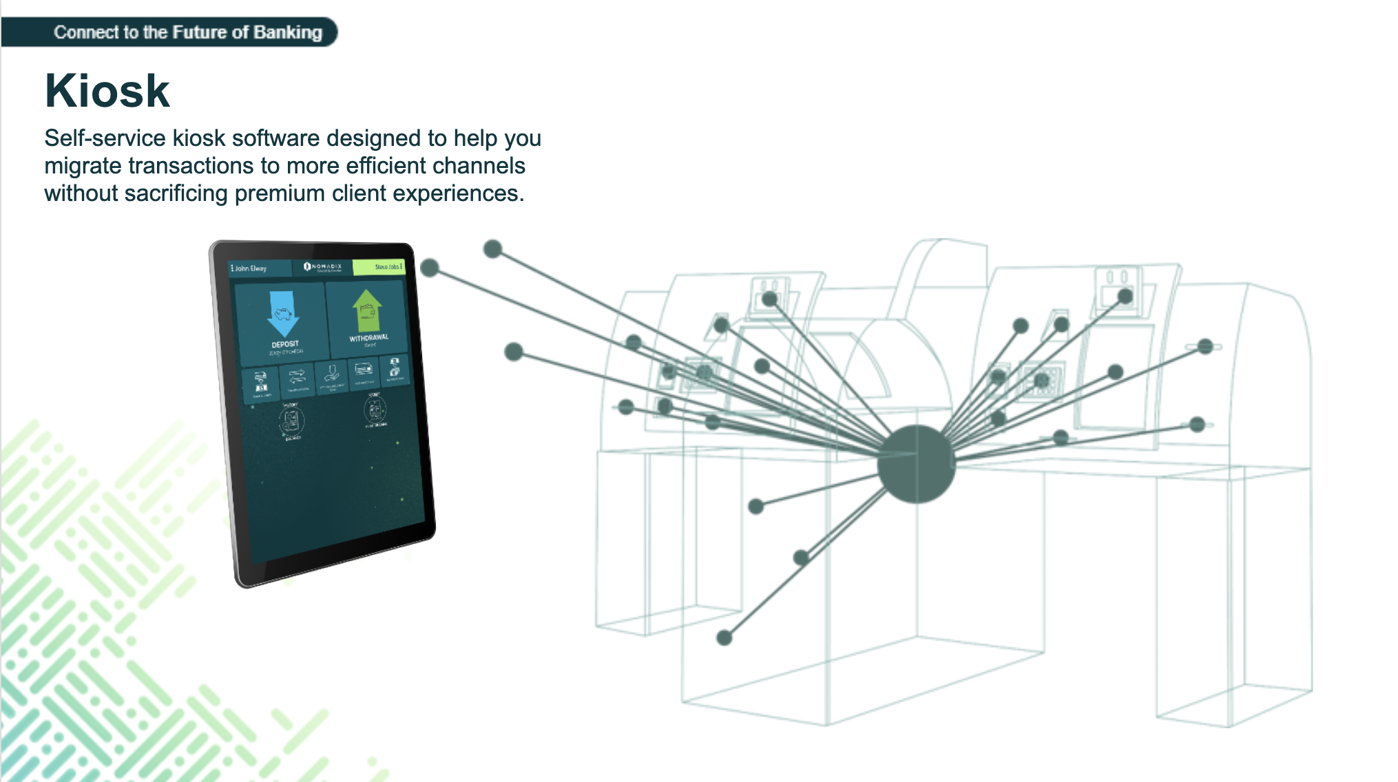 screenshot of Kinective Kiosk